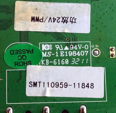 MAIN / VIORE SMT110959 / CV318H-A / E198407 / PANEL`S TC315B601 / TC315B506-A / MODELO LED32VH30 - Imagen 3