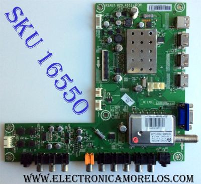 MAIN / EMERSON 155605 / RSAG7.820.4663/ROH / E110804 / LHD32K20US / PANEL HE315FH-E51\PW1 / MODELO LHD32K20US