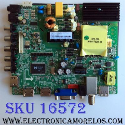 MAIN / FUENTE (COMBO) / WESTINHOUSE 34014012 / CV3393BH-U39 / 55H1197 / CV3393BH-U39-12-L4 / PANEL LSC400HN02 / MODELO WD40FX1170 TW-02101-S040V