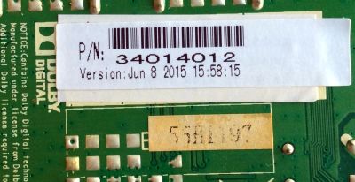 MAIN / FUENTE (COMBO) / WESTINHOUSE 34014012 / CV3393BH-U39 / 55H1197 / CV3393BH-U39-12-L4 / PANEL LSC400HN02 / MODELO WD40FX1170 TW-02101-S040V - Imagen 2