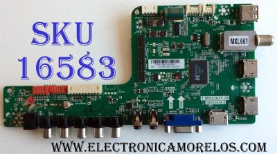 MAIN / SANYO B14010094 / T.MS3393T.78 / 3MS3393X-3 / 02-MB3393-CZS001 / PANEL V580HK1-LD6 REV.C1 / MODELO DP58D34 P58D34-00