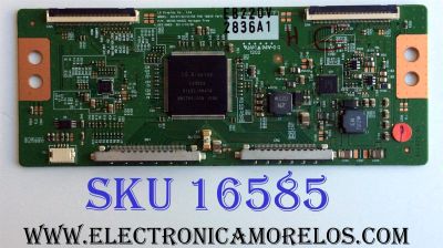 T-CON / VIZIO 6871L-2836A / 6870C-0402C / SUSTITUTAS / 6871L-2842C / 2842F / 2944A / 2944B / 2754C / 75030412 / 2944D / 2836B / 2836E / 2836F / 2754B / 2754D / 2754F / PANEL LC550EUD (SE)(F3) / MODELOS M3D550KD LTYPMLEN / M550VSE LWJSNKBN / TC-L55ET5