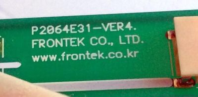 BACKLIGHT INVERTER / LG FIF2064-31A / FC040117 / P2064E31-VER4. / P'ANEL LC201V02 (A3)(K1) / MODELOS RU-20LA61 / L20V36 - Imagen 2