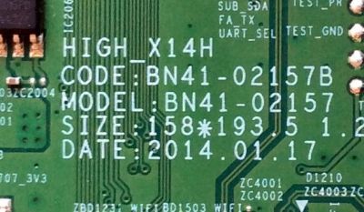 MAIN / SAMSUNG BN94-08193B / BN41-02157B / BN97-09212C / PARTE SUSTITUTA BN94-07259E / PANEL CY-GH055CSLV1H / MODELOS UN55H6350AFXZA  / UN55H6350AFXZA TH01 - Imagen 3