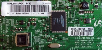 MAIN / SAMSUNG BN94-09536G / BN41-02415B / BN97-10374A / PARTES SUSTITUTAS BN94-09536F / BN94-11017A / BN94-11075A / MODELO UN48J5000AFXZC - Imagen 2