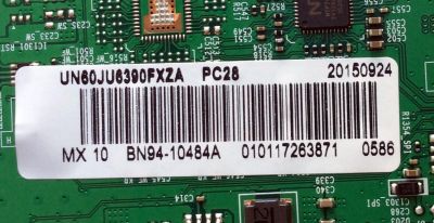 MAIN PARA TV SAMSUNG / NUMERO DE PARTE BN94-10484A / BN41-02443A / BN97-10095G / BN9410484A / MODELO UN60JU6390 / UN60JU6390FXZA - Imagen 2