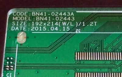 MAIN PARA TV SAMSUNG / NUMERO DE PARTE BN94-10484A / BN41-02443A / BN97-10095G / BN9410484A / MODELO UN60JU6390 / UN60JU6390FXZA - Imagen 3