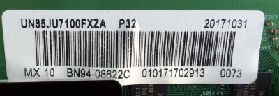 T-CON PARA SAMSUNG BN94-08622C / BN41-02319A / BN97-09594C / MODELO UN85JU7100FXZA - Imagen 3