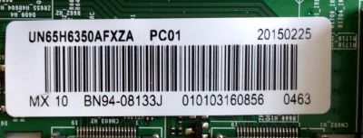 MAIN PARA TV SAMSUNG / NUMERO DE PARTE BN94-08133J / BN41-02157B / BN97-09212J / BN9408133J / PANEL CY-GH065CSAV1H / MODELOS UN65H6350 / UN65H6350AFXZA / UN65H6350AFXZA AH01 - Imagen 2