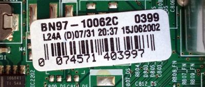 MAIN / SAMSUNG BN94-09485A / BN41-02344D / BN97-10062C / MODELO UN40JU6700FXZC - Imagen 3