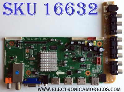 MAIN / SCEPTRE 1A1L3232 / T.RSC8.10A 11153 / LTA320AN09-22414 / CN.SY17A 11423 / PANEL LTA320AN09 / MODELO E325BV-HD