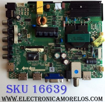 MAIN / FUENTE (COMBO) / ELEMENT N14051054 / TP.MS3393.PB851 / F50TPMS3393PB851007 / PANEL`S D400D3-GG54-C0X / LC400J6E1K1422G / V400HJ6-PE1 / MODELO ELEFW408	