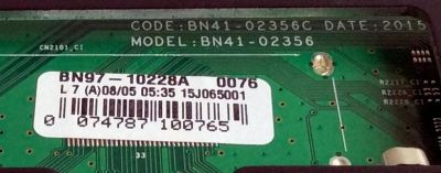 MAIN PARA TV SAMSUNG / NUMERO DE PARTE BN94-09992E / BN97-10228A / BN41-02356C / BN9409992E / PARTES SUSTITUTAS BN94-08410J / BN94-09074E / BN94-09976E / MODELO UN75JU7100 / UN75JU7100FXZA - Imagen 3