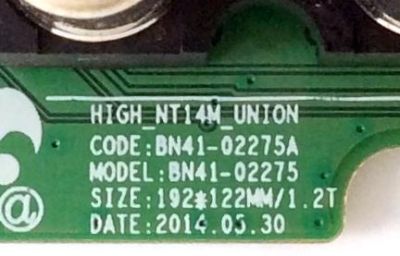 MAIN PARA TV SAMSUNG / NUMERO DE PARTE BN94-07924E / BN97-08929A / BN41-02275A / BN9407924E / SUSTITUTA BN94-07903L / MODELO UN58H5202 / UN58H5202AFXZC IS01 - Imagen 3