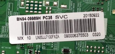 MAIN PARA TV SAMSUNG / NUMERO DE PARTE BN94-09989H / BN41-02356C / BN97-10228A / BN9409989H / PARTES SUSTITUTAS BN94-08410A / BN94-09071H / MODELO UN55JU7100 / UN55JU7100FXZA - Imagen 3