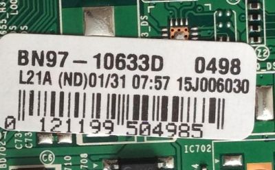 MAIN / SAMSUNG BN94-11156B / BN97-10633D / BN41-02353C / MODELO UN32J5500AFXZC - Imagen 3
