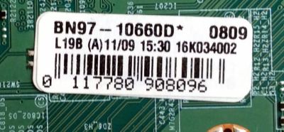 MAIN / SAMSUNG BN94-11271A / BN97-10660D / BN41-02528A / MODELO UN50KU6270FXZC - Imagen 3