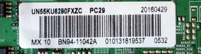 MAIN / SAMSUNG BN94-11042A / BN97-11245A / BN41-02528A / MODELO UN55KU6290FXZC - Imagen 3
