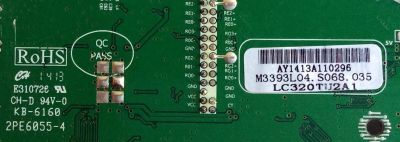 MAIN / PROSCAN AY1413A / M3393L04.S02 / M3393L04.S068.035 / AY1413A110296 / PANEL´S LC320TU3A 01 / LC320TU2A1 / PKD315BA01 / MODELO PLDED3273A-E A1404 - Imagen 2