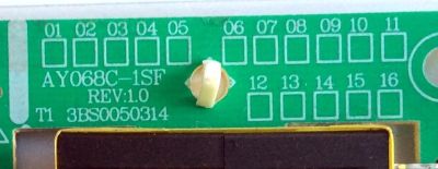 FUENTE DE PODER / PROSCAN AY075C-1SF / AY068C-1SF / 3BS0050314 / REV:1.0 / PANEL´S LC320TU3A 01 / LC320TU2A1 / PKD315BA01 / MODELO PLDED3273A-E A1404 - Imagen 3