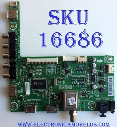 MAIN PARA TV INSIGNIA 4K·HD·ROKU TV / NUMERO DE PARTE 177802 / RSAG7.820.5710/ROH / LTDN55K21DUS(0) / 177803 / LTDN55K21DUS / PANEL HD550DF-B31(010)\S2\BBY\GM\ROH / DISPLAY LSC550HN01-K01 / MODELO NS-55D420NA16