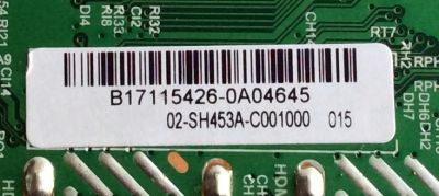 MAIN / FUENTE (COMBO) / ONN B17115426 / TP.MS3553.PB780 / 3MS553D / 02-SH453A-C001000 / PANEL LVW320CSDX E21 / WEY7502691 / T8-32D1200-LPBX3 / MODELO ONC17TV001 H1749WEY / MODELO DE 32'' - Imagen 2