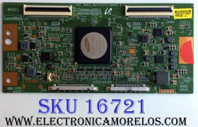 T-CON PARA TV HISENSE / NUMERO DE PARTE LJ94-38276D / 16Y_SB65_GU13TSTLTA4V0.2 / 38276D / PANEL'S HE650IU-B32\S10\GM\ROH / 209298 / LMC650FJ09 / MODELO 65H9D PLUS