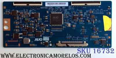 T-CON PARA TV VIZIO / NUMERO DE PARTE 55.65T50.C13 / 5565T50C13 / 65T50-C0C / PANEL'S HD650M5U52-B1 / HD650S1U51 / TPT650UA-QVN06.U / DISPLAY T650QVN06.3 / MODELOS 65H6D / 65R6E / 65H6E / 65R6070E / E65-E1 / D65-E0 / M65-E0 / LC-65Q620U / LC-65LBU591U