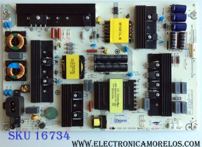 FUENTE DE PODER / HISENSE 220495 / RSAG7.820.7426/ROH / HLL-6570WC / CQC16134139053 / PANEL HD650M5U52-B1 / MODELO 65H6D