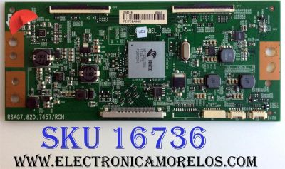 T-CON / HISENSE 215019 / RSAG7.820.7457/ROH / PANEL HD550M3U51-TA\S0\GM\ROH / 217120 / MODELO 55H8C