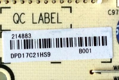 FUENTE DE PODER / HISENSE 214883 / RSAG7.820.7433/ROH / HLL-4860WN / CQC13134095636 / PANEL HD550M3U51-TA\S0\GM\ROH / 217120 / MODELO 55H8C - Imagen 3