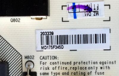 FUENTE DE PODER HISENSE / 203339 / RSAG7.820.7238/ROH / HLL-5260WC / CQC13134095636 / PANEL HD550K3U51\S6\GM\ROH / 215446 / MODELO 55H6D - Imagen 3