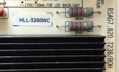 FUENTE DE PODER HISENSE / 203339 / RSAG7.820.7238/ROH / HLL-5260WC / CQC13134095636 / PANEL HD550K3U51\S6\GM\ROH / 215446 / MODELO 55H6D - Imagen 2