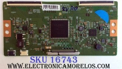 T-CON / HISENSE 5431A / 6871L-5431A / 6870C-0743A / PANEL HD600N3U22\S1\GM\ROH / 220696 / MODELO 60DU6070