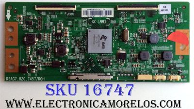 T-CON / HISENSE 214170 / RSAG7.820.7457/ROH / HS*HE500M7U52-TA / HE500M7U52-TA / PANEL HD500M3U51-TA\S1\GM\ROH / 216944 / MODELO 50H8C