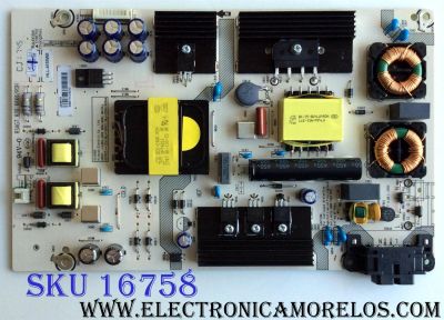 FUENTE DE PODER / HISENSE 224810 / RSAG7.820.6666/ROH / HLL-4155WE / CQC13134095636 / PANEL HD500K3U54\S8\GM\CKD\ROH / MODELOS 50H6D / FM50H6D