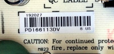 FUENTE DE PODER / SHARP 192027 / RSAG7.820.6389/ROH / HLL-4255WE / CQC13134095636 / PANEL HE500IU-B51\B2\T1\S1\XP\GM\ROH  / MODELO LC-50N7000U - Imagen 2