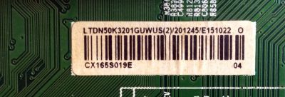 MAIN / HISENSE 201245 / RSAG7.820.6591/ROH / LTDN50K3201GUWUS / LTDN50K3201GUWUS(2) / CX165S019E / E151022 / PANEL HD500DU-B52(100)\S0\GM\ROH / MODELO 50H6D - Imagen 2