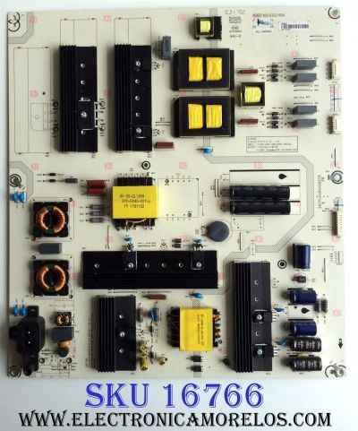 FUENTE DE PODER / HISENSE 209027 / RSAG7.820.6322/ROH / HLL-5565WWG / E166702 / CQC13134095636 / PANEL`S HE650K5U51-L1\S0\GM\ROH / HE650K5U52-TA\S0\GM\ROH 218262 /  MODELO 65H8C