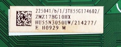 MAIN / HISENSE 225041 / RSAG7.820.7000/ROH / 214277 / HU55N3050UW / 3TE55G174602 / ZMZ17BG10HX / PANEL`S HD550K3U82-K1\S4\GM\ROH / HD550K3U82-K1 /  - Imagen 2