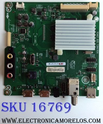 MAIN / HISENSE 214715 / RSAG7.820.7394/ROH / 4DE33026A / 211347 / HU55K305FWR / G1709E0 / 214715 A / PANEL HD550K3F81-TX\S2\GM\ROH / 211065 / MODELO 55H4D