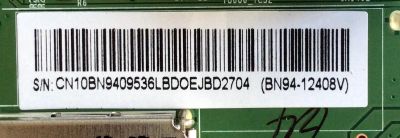 MAIN PARA TV SAMSUNG NUMERO DE PARTE BN94-09536L / BN9409536L / BN41-02307B / BN94-12408V / SUSTITUTAS BN94-10488M / BN94-09548W / BN94-11797E / PANEL 4A17B27 / CY-JJ043BGAV1H / HV430FHB-N1A / MODELOS UN43J5202AFXZA / UN43J5200AFXZA  - Imagen 3