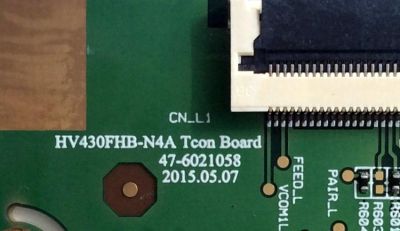 T-CON / SAMSUNG BN96-38696A / HV430FHB-N4A / 47-6021058 / HV430FHB-N4A44-977126 / PANEL´S CY-JM043BGEV3H JW39 / CY-JJ043BGEV1H / MODELOS UN43M5300AFXZA BB02 / UN43J5200AFXZA / UN43J5200AFXZA / UN43J5000AFXZA BD03 / UN43M5300AFXZA BA01 / HG43ND470SFXZA - Imagen 3