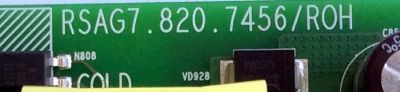 MAIN / FUENTE (COMBO) / SHARP 210693 / RSAG7.820.7456/ROH / HU43N2178FW / 214722 / 3TE43M174805 / M174B01 / TM181J41RU / PANEL JHD426N2F21-K1QL / MODELO LC-43P5000U - Imagen 2