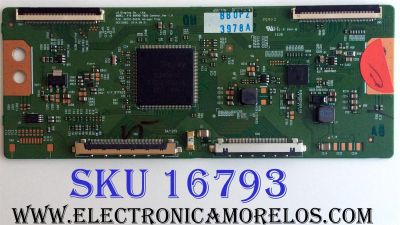 T-CON / LG 3978A / 6871L-3978A / 6870C-0557A / PANEL LC650EUF (FH)(M1) / MODELOS 65LF6350-UA.BUSYLJR / 65LX341C-UA.AUSYLJR / 65LX570H-UA.AUSYLJR / 65LX570H-UA.BUSYLJR / 65LX540S-UA.AUSYLJR