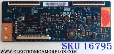 T-CON / NEC 55.42T23.C09 / 5542T23C09 / T315HW07 / 31T14-C0J / PANEL´S T420HVN01.2 / T420HW08 V8 / MODELOS E423 37007540NA / LT-42EM73