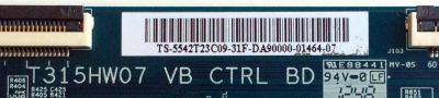 T-CON / NEC 55.42T23.C09 / 5542T23C09 / T315HW07 / 31T14-C0J / PANEL´S T420HVN01.2 / T420HW08 V8 / MODELOS E423 37007540NA / LT-42EM73 - Imagen 2