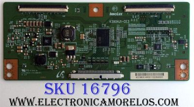 T-CON / PANASONIC 45CM63CAR / V390HJ1-CE3 / E222034 / 14120801 / 45CM63CAR3511020B00001 / PANEL V500HJ1-LE6 Rev.F2 / PANASONIC TH-50LRU70