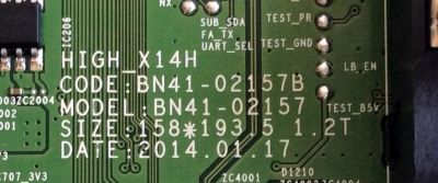 MAIN / SAMSUNG BN94-07845C / BN41-02157B / BN97-08043A / BE4A0031CIII / MODELO UN55H6350AFXZC - Imagen 2