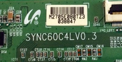 T-CON / RCA 2705E / LJ94-02705E / SYNC60C4LV0.3 / PANEL LTA400HA07 / MODELOS DX-L40-10A / DX-40L150A11 / 40LC45S / 40LC45S57 / 40LA45RQ / L40FHD41YX8 / L40FHD41YX7 / L40FHD41YX9 / L40FHDF11TA / VR-4085DF TW-61901-S040C / PLM-4010 - Imagen 2